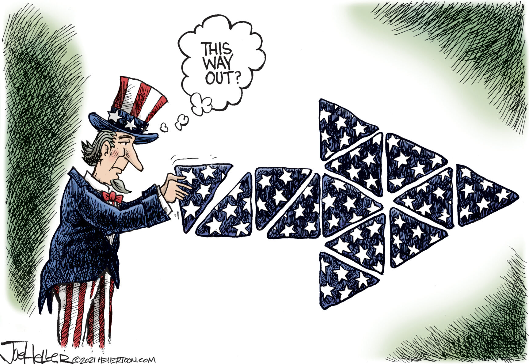 "This way out," by Joe Heller